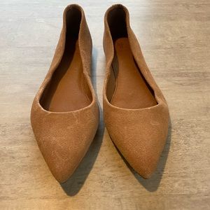 Frye Sienna flat, size 6, suede